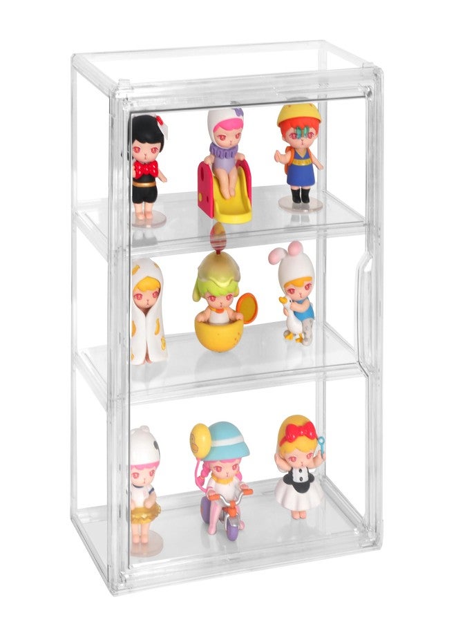 Cutora Acrylic Display Case for Figures, 3 Tier Clear Wall-Mounted Storage Organizer, Display Box with Magnetic Door, Dustproof Showcase Cabinet for Doll Action Figure Collectibles - Image 5